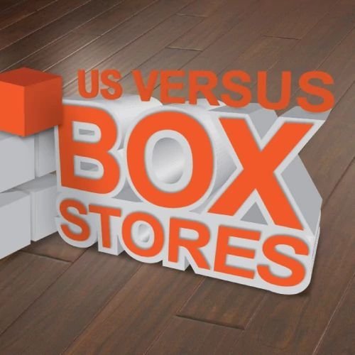 Us Vs Box Stores from Carpet 4 Less in Antioch, CA